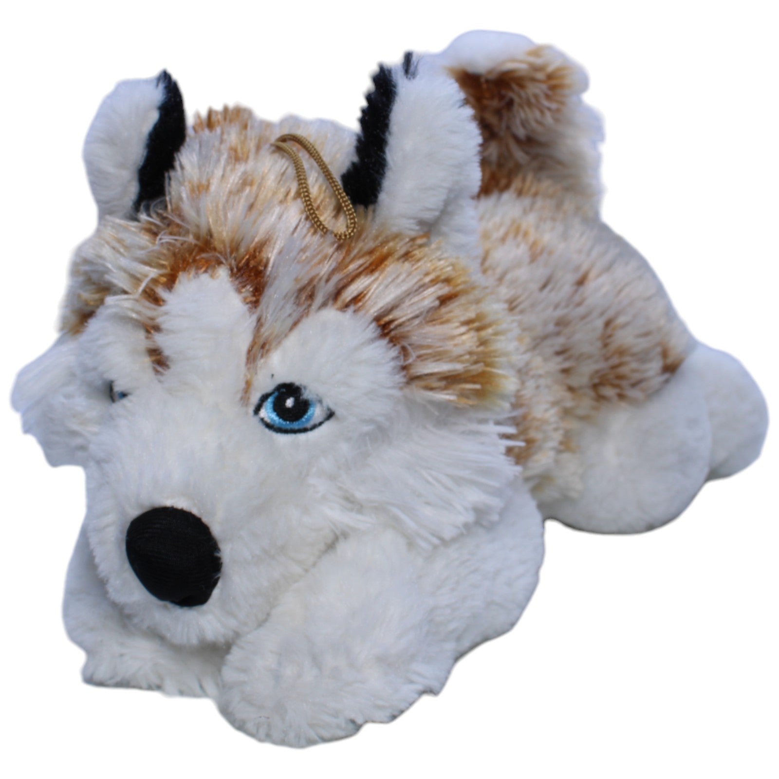 1238181 FLOTI Flos Toys, brauner Husky Kuscheltier Kumpel Leo Gebraucht Hund