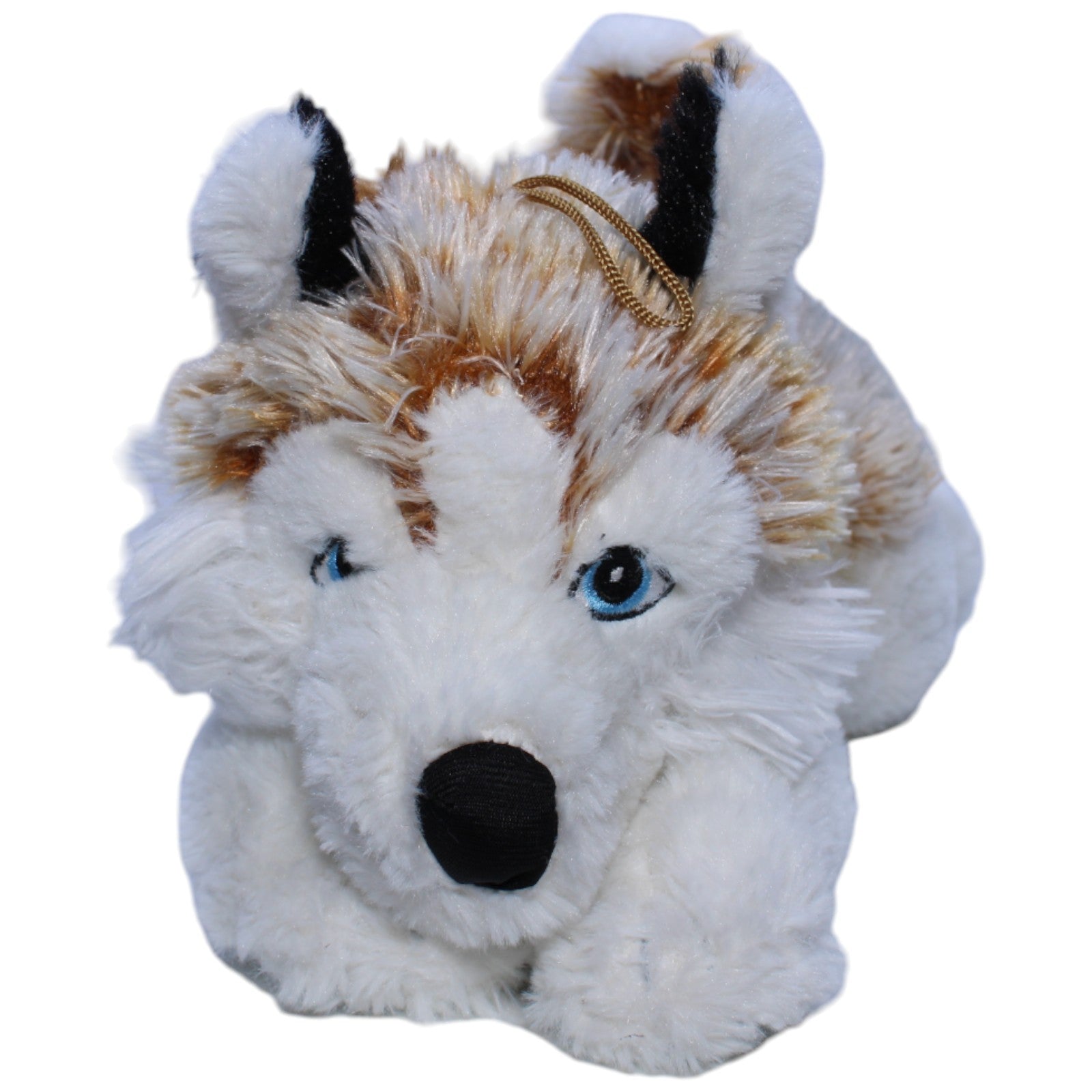 1238181 FLOTI Flos Toys, brauner Husky Kuscheltier Kumpel Leo Gebraucht Hund