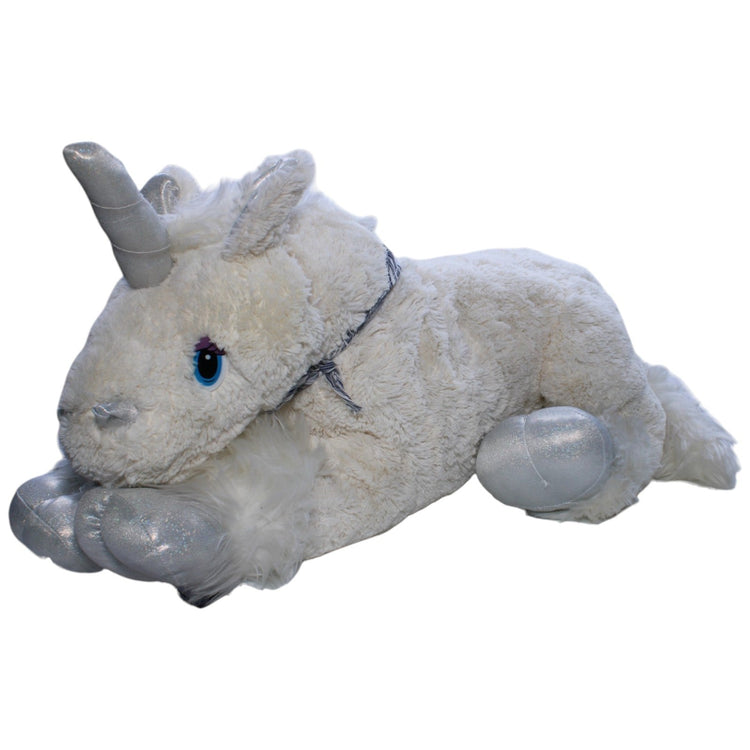 1238186 Ernstings family XL Einhorn mit Halstuch, liegend Kuscheltier Kumpel Leo Fantasy Gebraucht