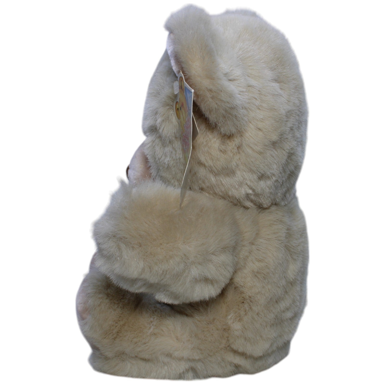 1238194 L. Dake Kuscheliger Teddybär mit Schleife, groß Kuscheltier Kumpel Leo Gebraucht