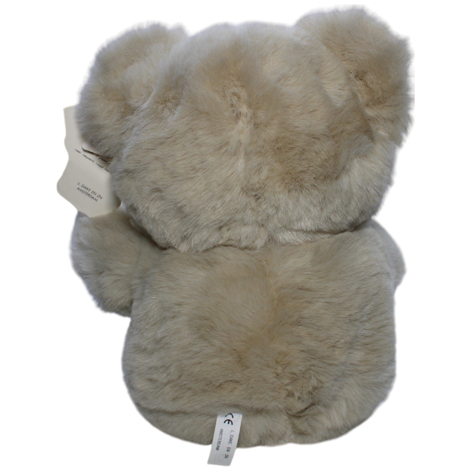 1238194 L. Dake Kuscheliger Teddybär mit Schleife, groß Kuscheltier Kumpel Leo Gebraucht