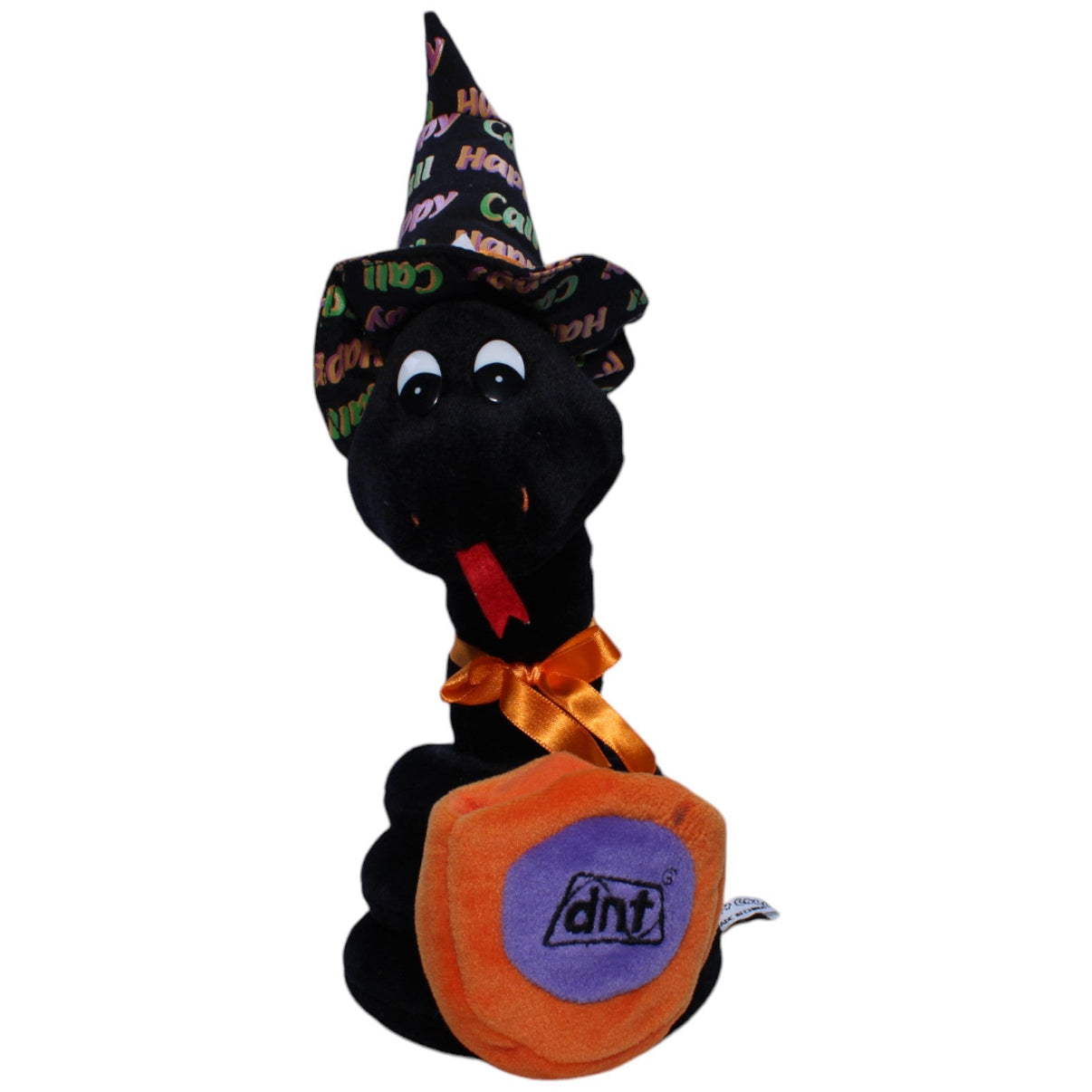 1238200 Happy Call Schwarze Schlange, Dr. SNAKE Kuscheltier Kumpel Leo Gebraucht