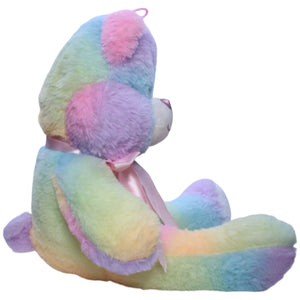 1238212 FLOTI Flos Toys, XL Regenbogen - Teddybär "LOVE" Kuscheltier Kumpel Leo Bär Gebraucht Teddy