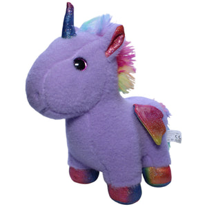 1238214 ZD Trading Glitzer Pegasus Einhorn, lila Kuscheltier Kumpel Leo Einhorn Gebraucht