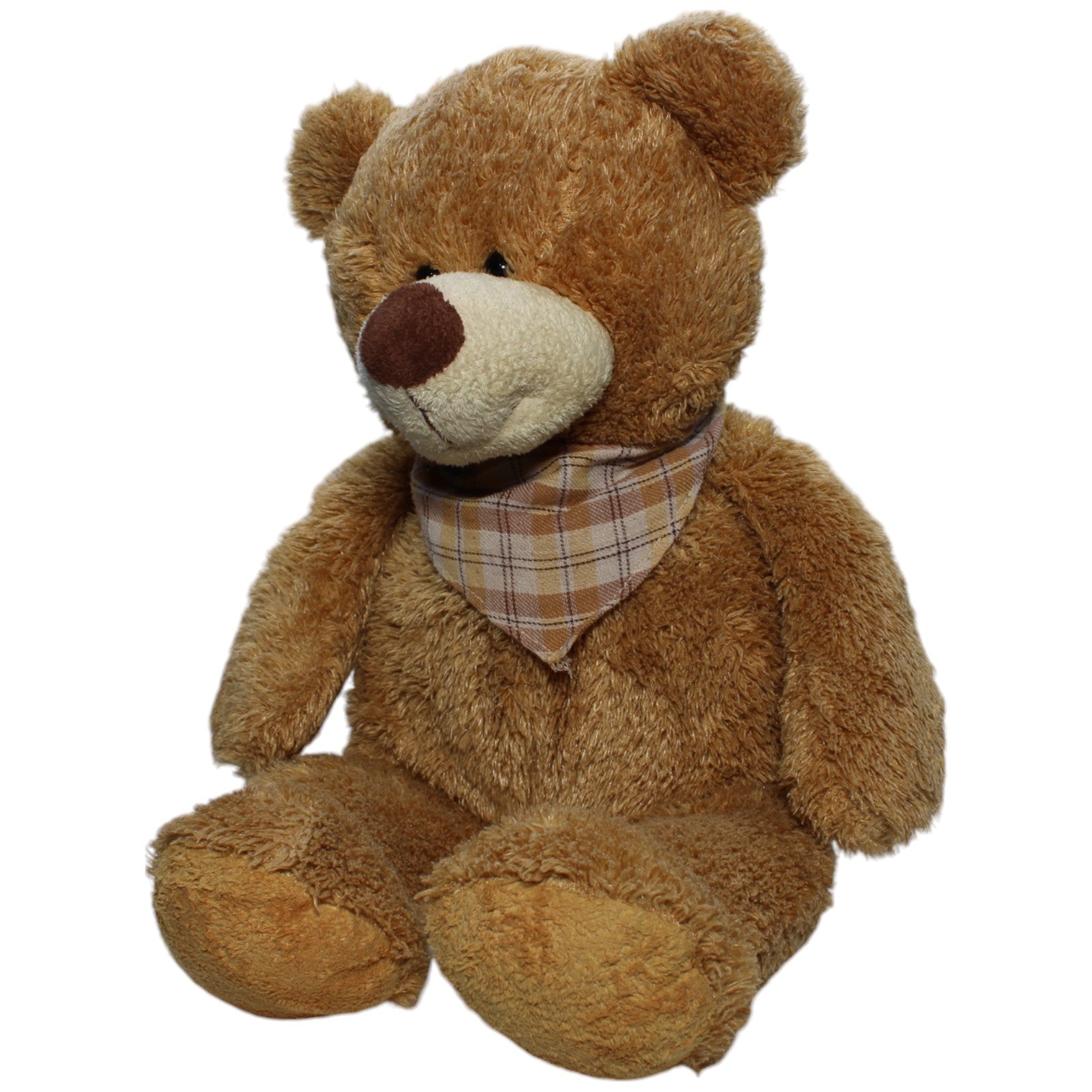 1238222 Althans Club XL Teddybär mit Halstuch, sitzend Kuscheltier Kumpel Leo Bär Gebraucht Teddy