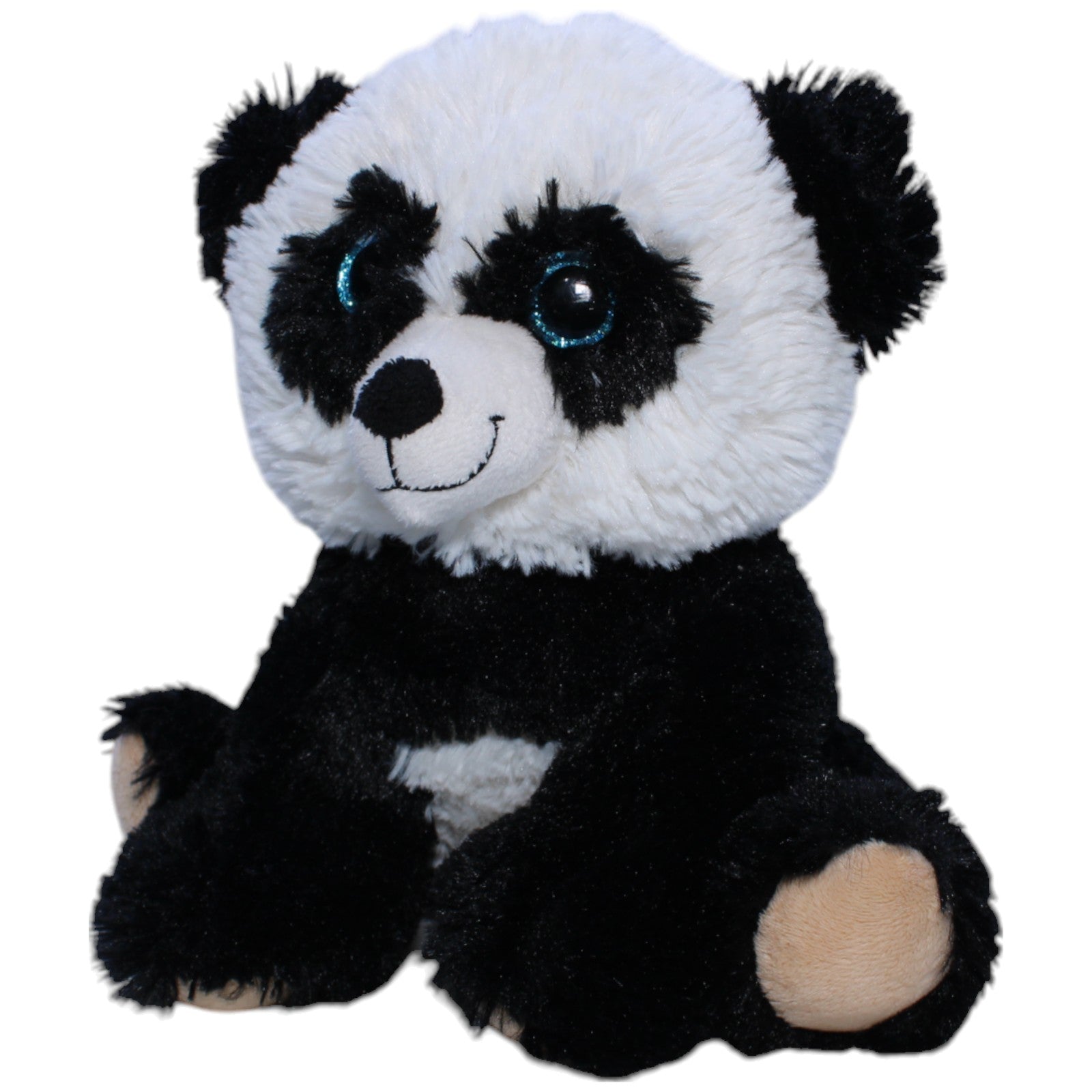 1238228 FLOTI Flos Toys, Süßer Panda mit Glitzeraugen Kuscheltier Kumpel Leo Gebraucht