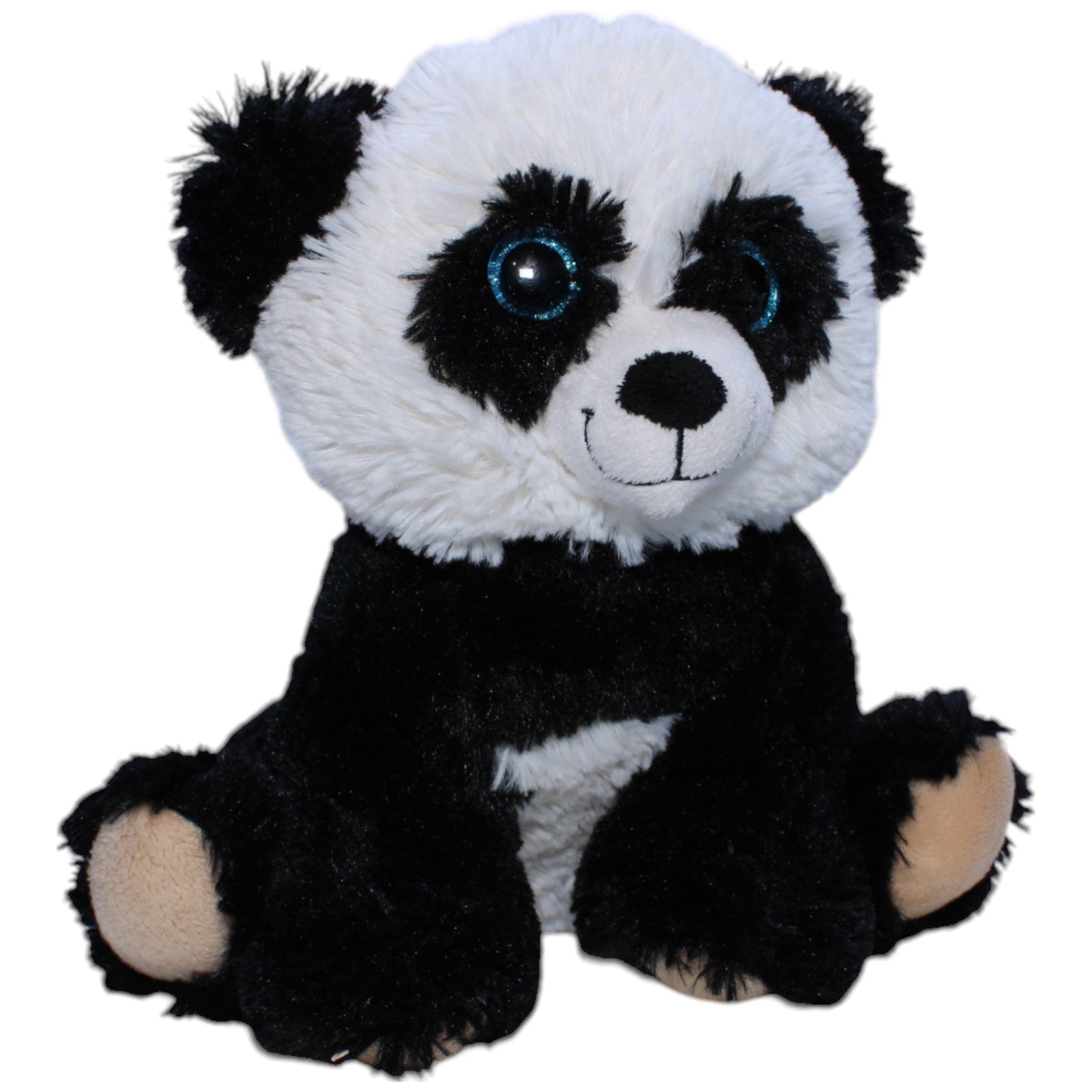 1238228 FLOTI Flos Toys, Süßer Panda mit Glitzeraugen Kuscheltier Kumpel Leo Gebraucht