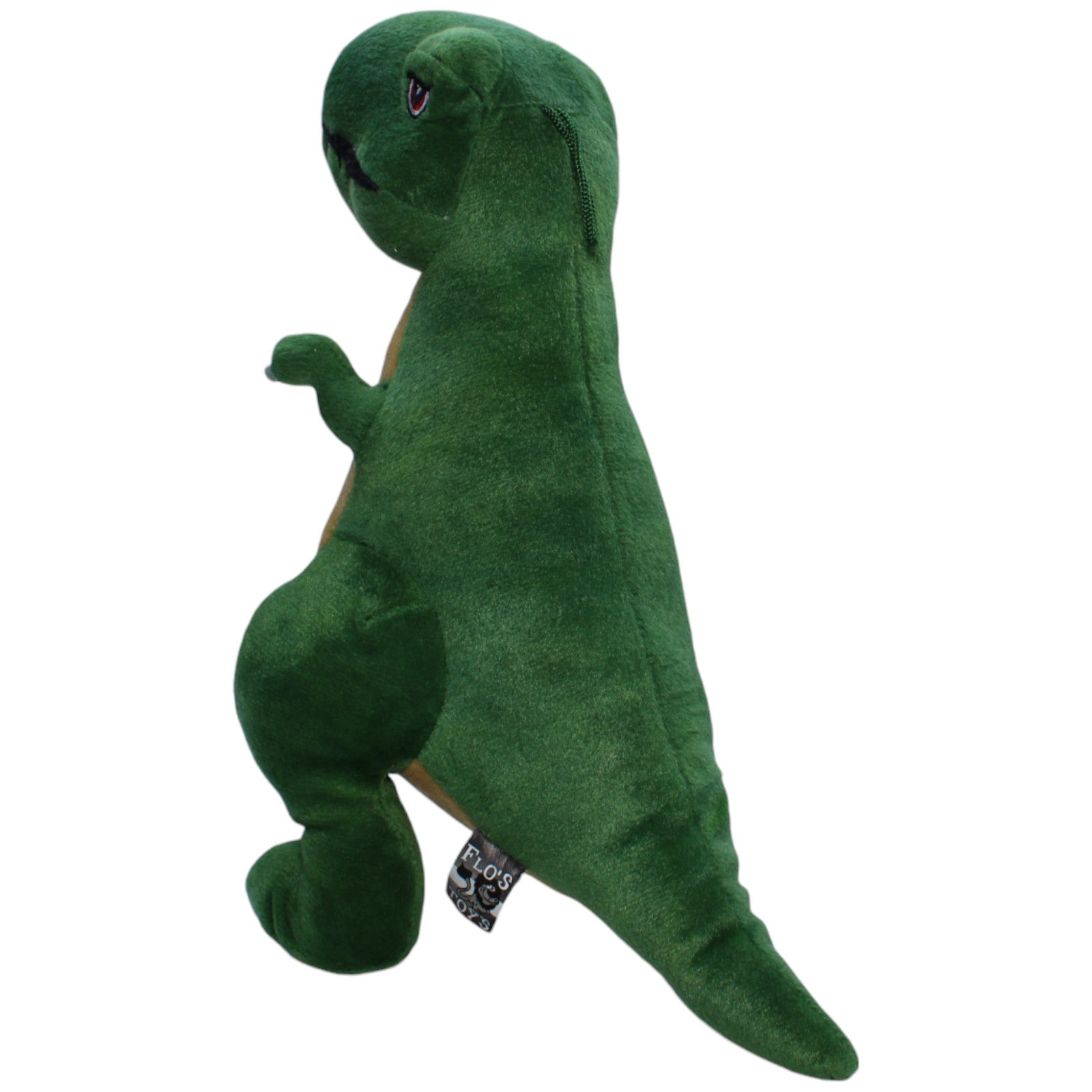 1238230 FLOTI Flos Toys, grüner Tyrannosaurus Rex Kuscheltier Kumpel Leo Dino Dinosaurier Gebraucht