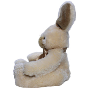 1238246 TCM Hase mit goldener Schleife, sitzend Kuscheltier Kumpel Leo Gebraucht Tchibo