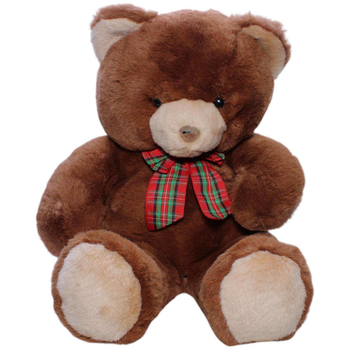 1238257 Teddy - Hermann XL Teddybär mit Schleife, braun Kuscheltier Kumpel Leo Gebraucht