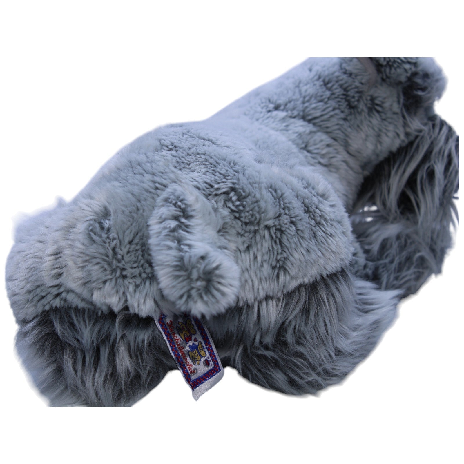 1238261 Kuschelwuschel XL Schnauzer Hund, grau Kuscheltier Kumpel Leo Gebraucht