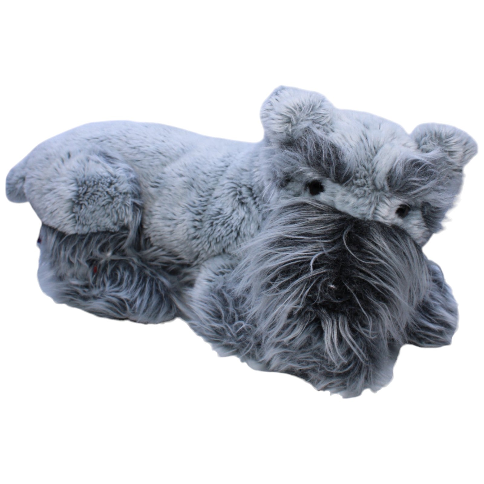 1238261 Kuschelwuschel XL Schnauzer Hund, grau Kuscheltier Kumpel Leo Gebraucht