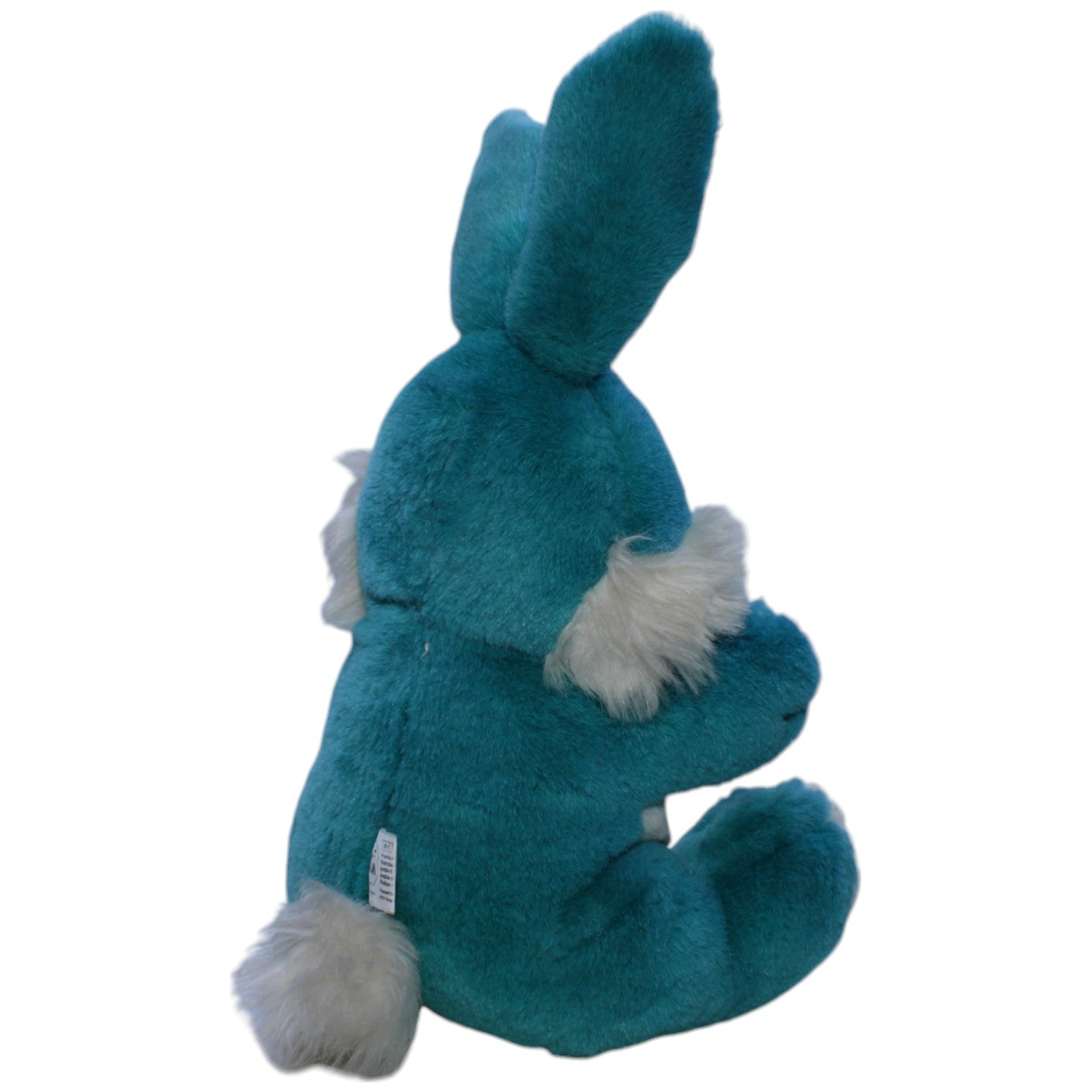 1238264 GEGU Hase mit gelber Fliege, sitzend Kuscheltier Kumpel Leo Gebraucht Vintage