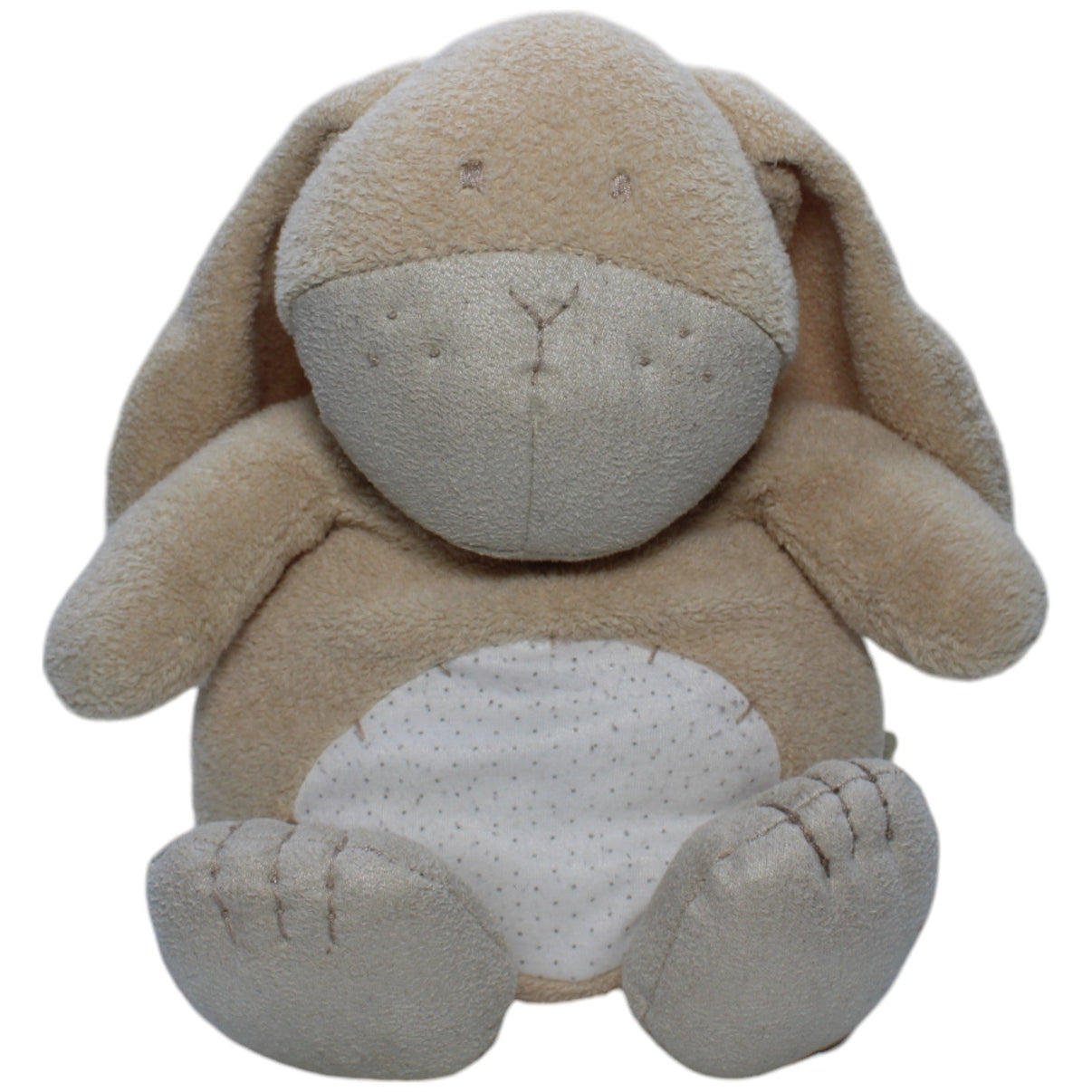 1238265 Mamas & Papas Süßer sitzender Hase, beige Kuscheltier Kumpel Leo Gebraucht