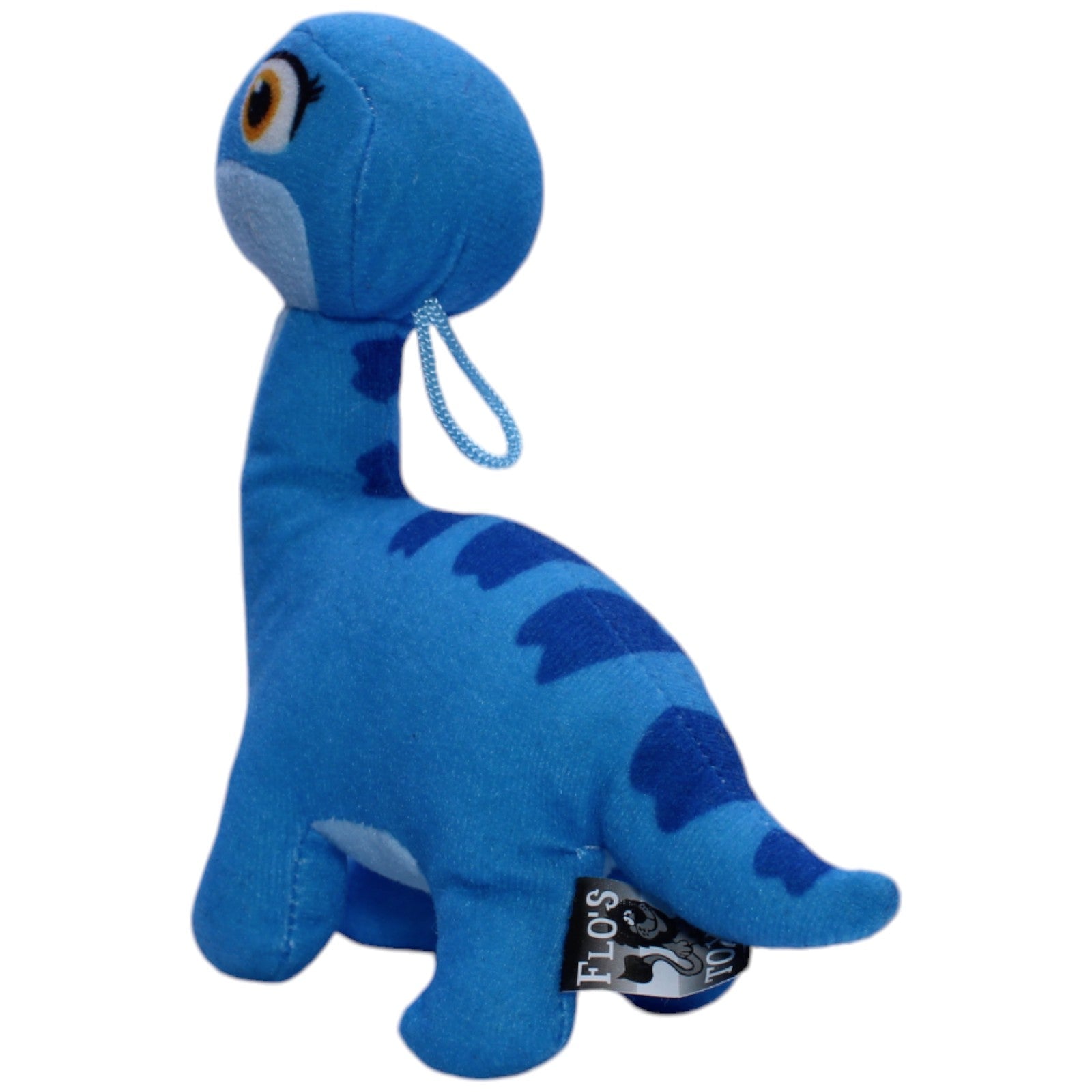 1238290 FLOTI Flos Toys, blauer Dinosaurier Kuscheltier Kumpel Leo Dino Gebraucht