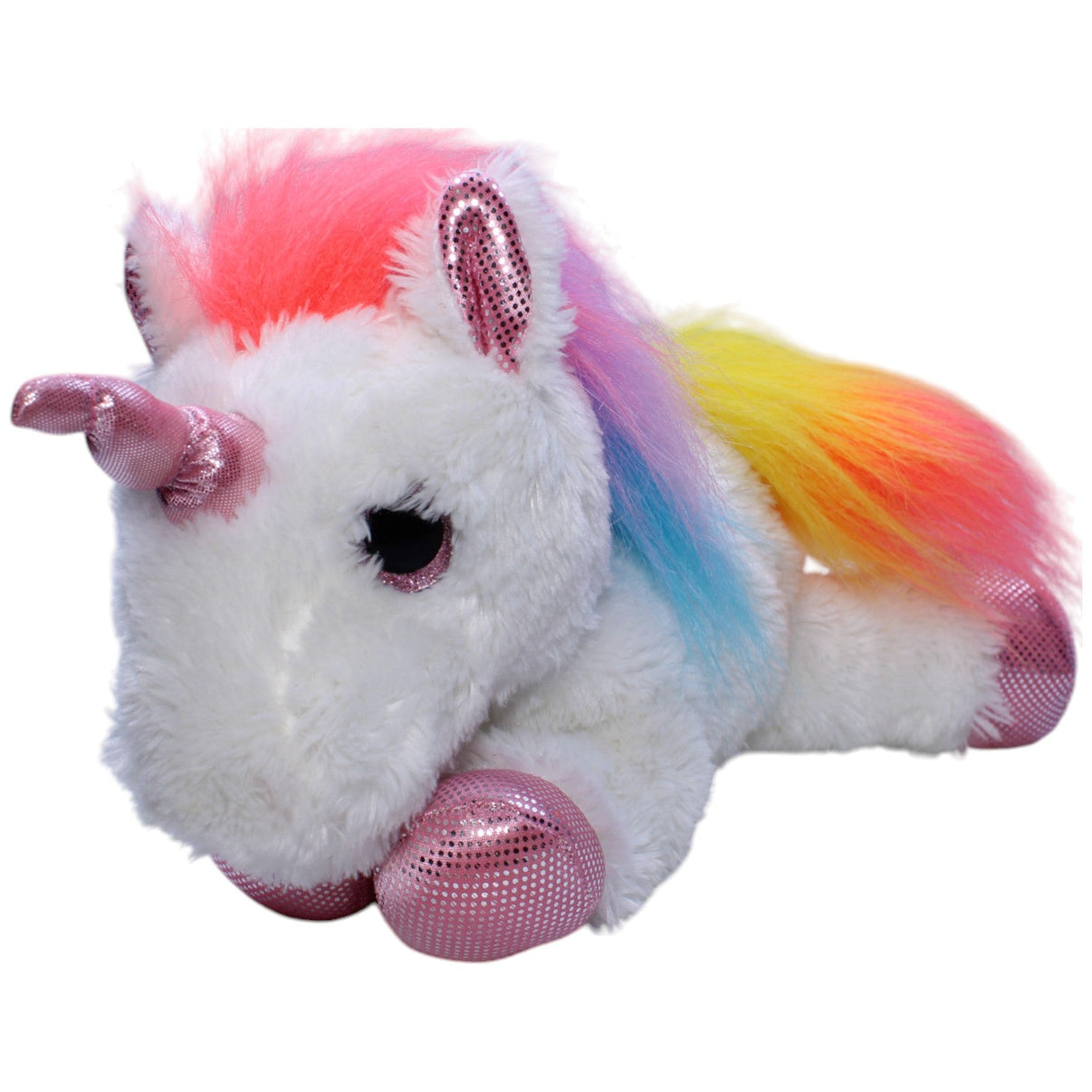 1238304 Aurora Sparkle Tales, Einhorn mit Regenbogenhaar Kuscheltier Kumpel Leo Fantasy Gebraucht