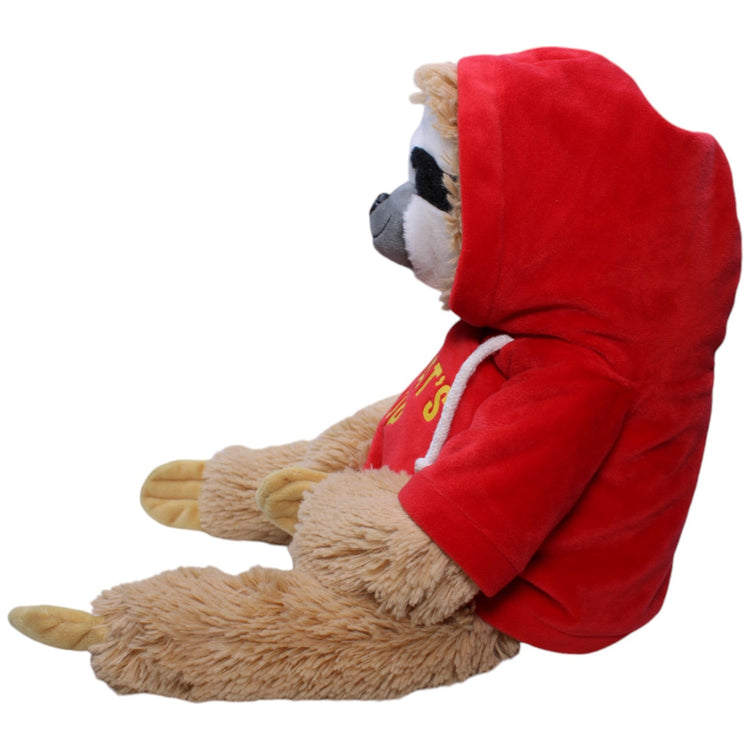 1238306 FLOTI XL Flos Toys, Faultier mit "What´s Up" Pullover Kuscheltier Kumpel Leo Gebraucht