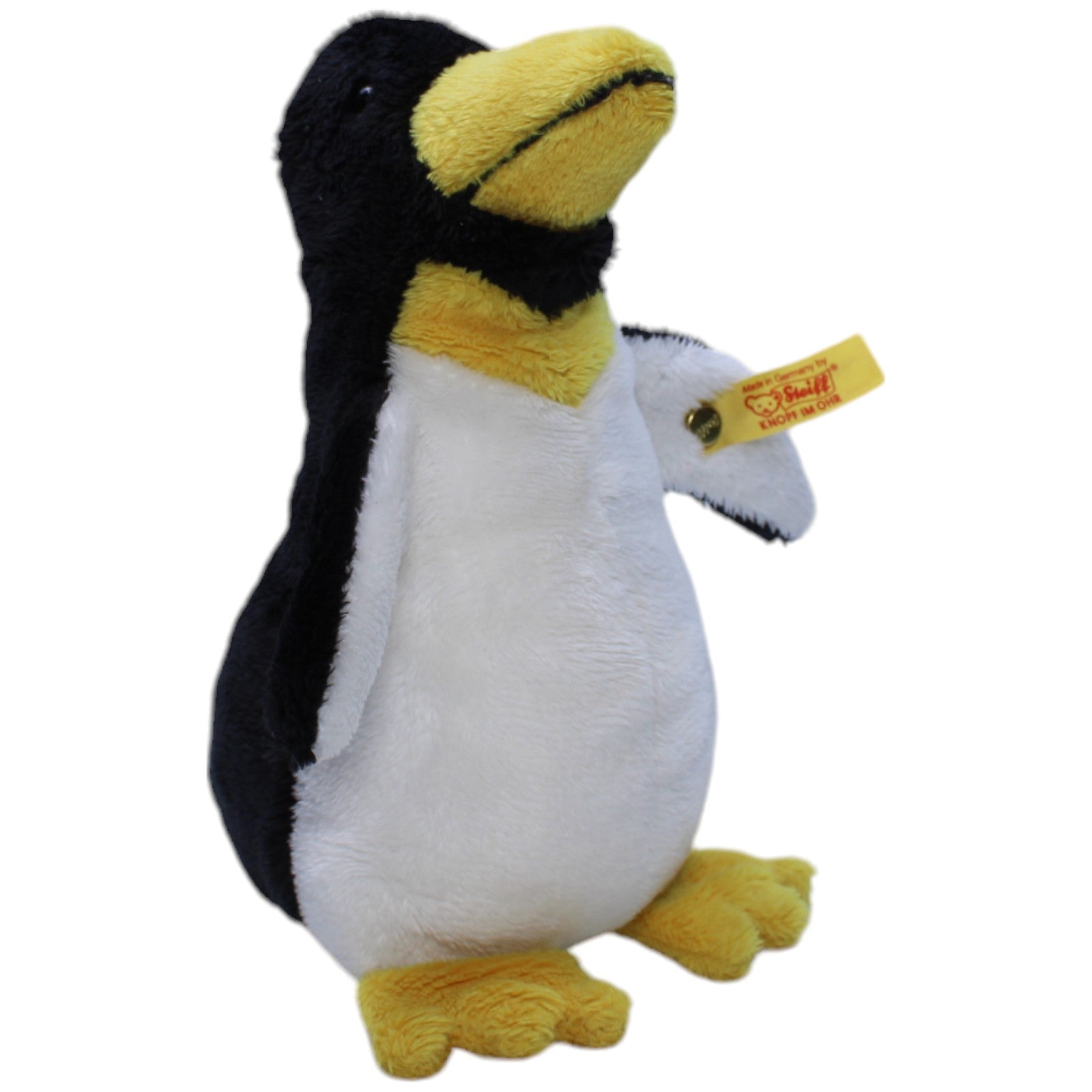 1238334 Steiff Kaiserpinguin, stehend (673375) Kuscheltier Kumpel Leo Gebraucht