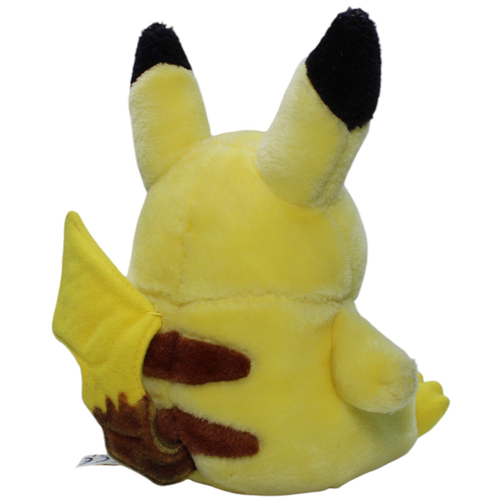 1238349 Hasbro Pikachu aus Pokémon, sitzend Plüschfigur Kumpel Leo Gebraucht Vintage