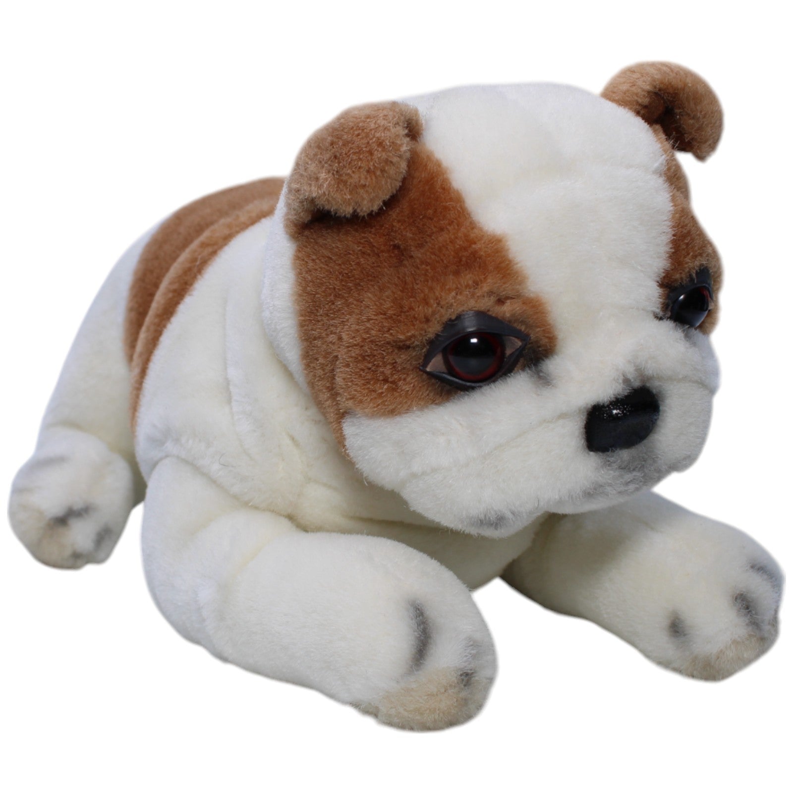 1238391 Bauer Bulldogge, braun - weiß Kuscheltier Kumpel Leo Gebraucht Hund