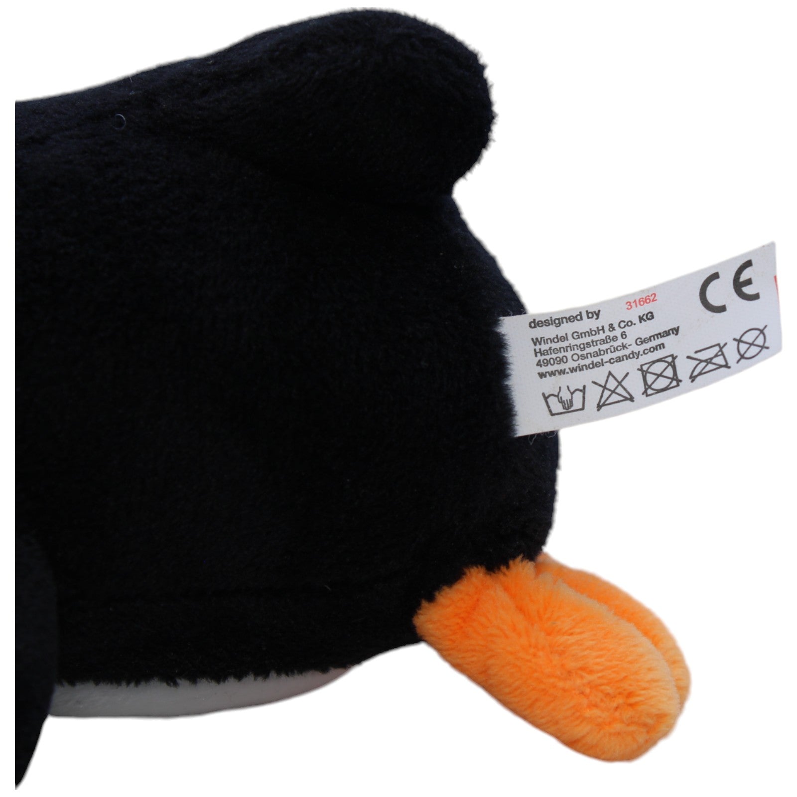 1238405 Windel Pinguin mit Zipfelmütze & Schal Kuscheltier Kumpel Leo Gebraucht