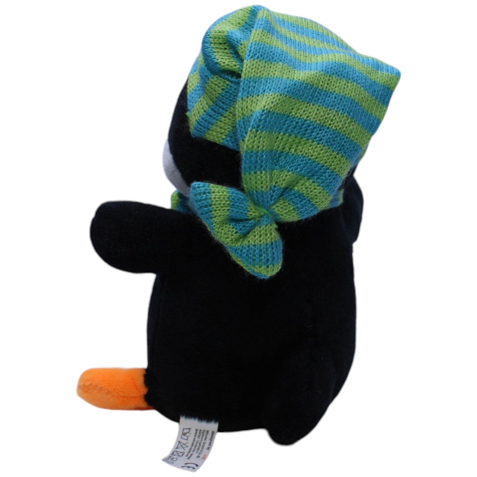 1238405 Windel Pinguin mit Zipfelmütze & Schal Kuscheltier Kumpel Leo Gebraucht