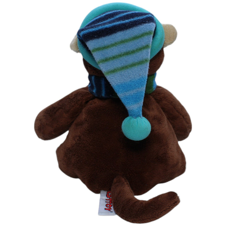 1238450 Besttoy Affe mit Schal und Mütze Kuscheltier Kumpel Leo Gebraucht Weihnachten