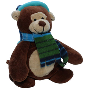 1238450 Besttoy Affe mit Schal und Mütze Kuscheltier Kumpel Leo Gebraucht Weihnachten