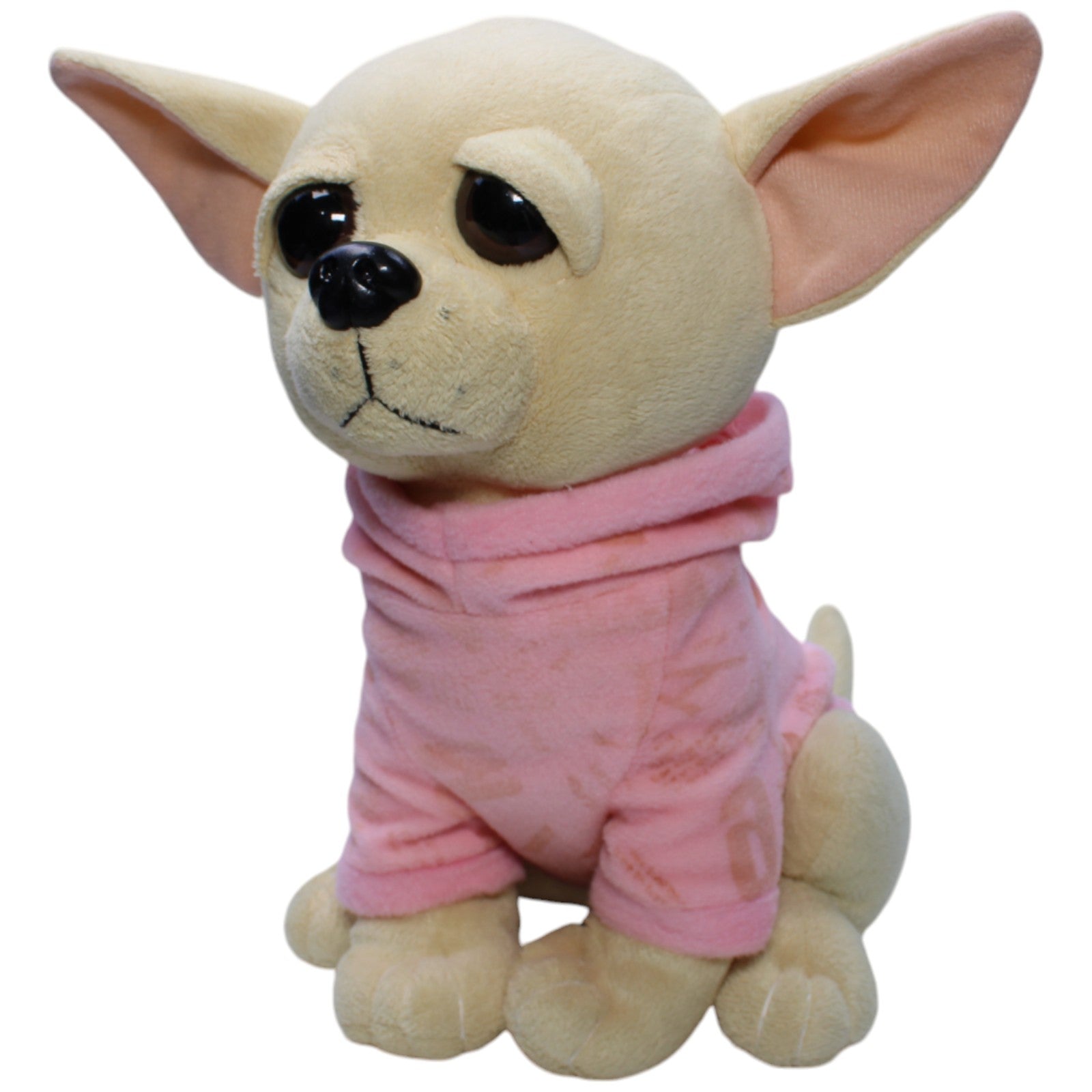 1238454 Play by Play Chihuahua mit rosa Pulli Kuscheltier Kumpel Leo Gebraucht Hund