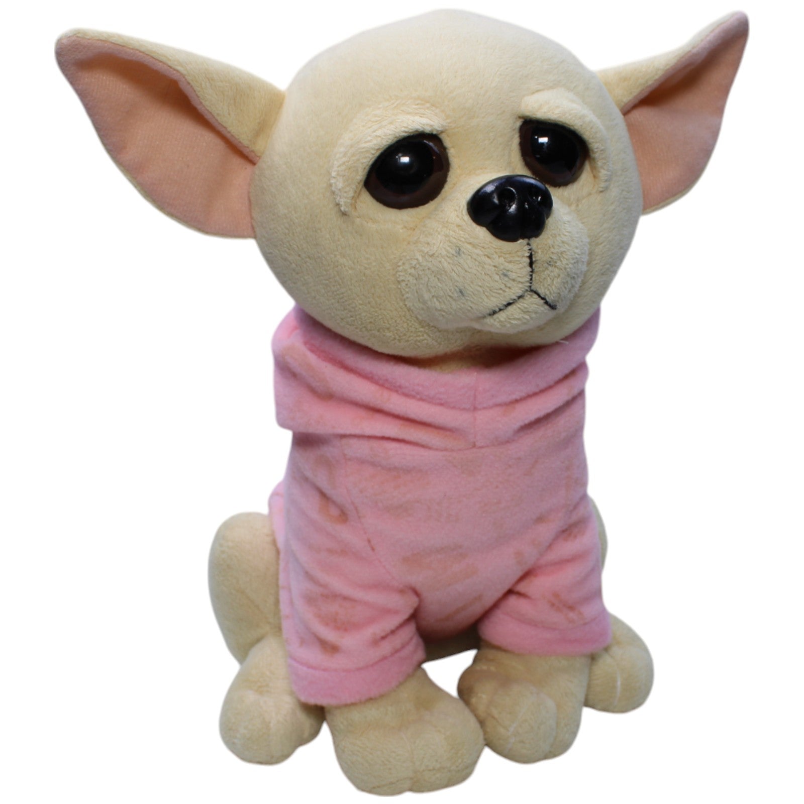 1238454 Play by Play Chihuahua mit rosa Pulli Kuscheltier Kumpel Leo Gebraucht Hund