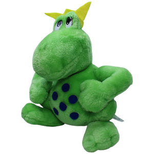 1238474 datalog Werbemittel Froschkönig, Maskottchen Mr. Fresh Kuscheltier Kumpel Leo Gebraucht