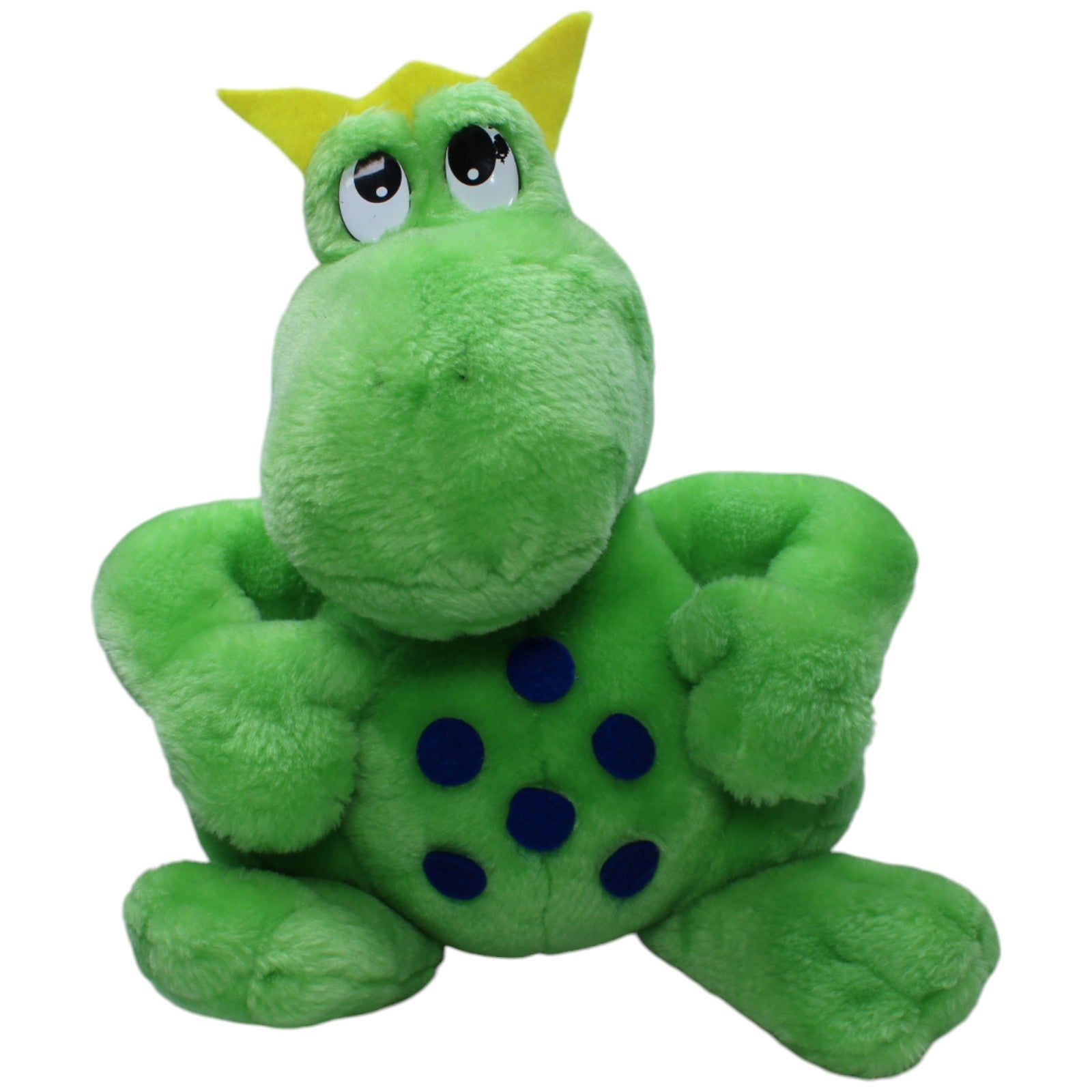 1238474 datalog Werbemittel Froschkönig, Maskottchen Mr. Fresh Kuscheltier Kumpel Leo Gebraucht