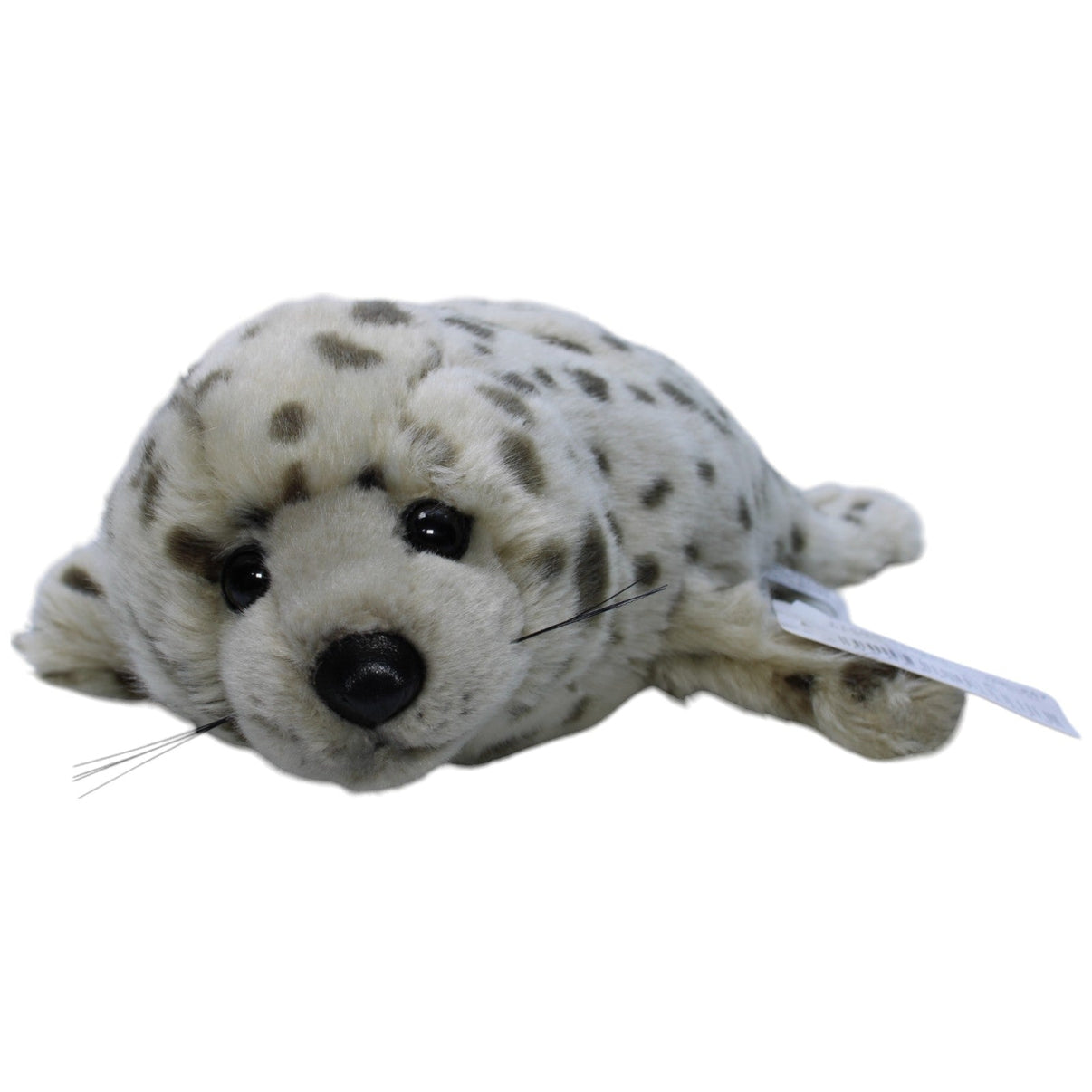 1238480 Uni - Toys Seehund, grau - gepunktet Kuscheltier Kumpel Leo neu