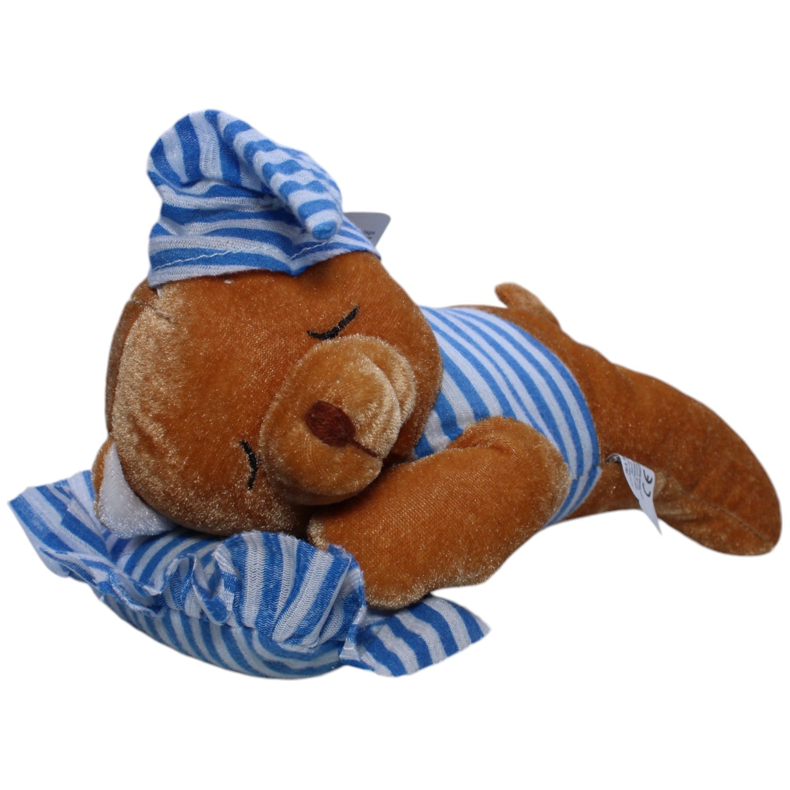 1238506 FLOTI Flos Toys, Schlafender Bär mit Kissen Kuscheltier Kumpel Leo Bär neu Teddy