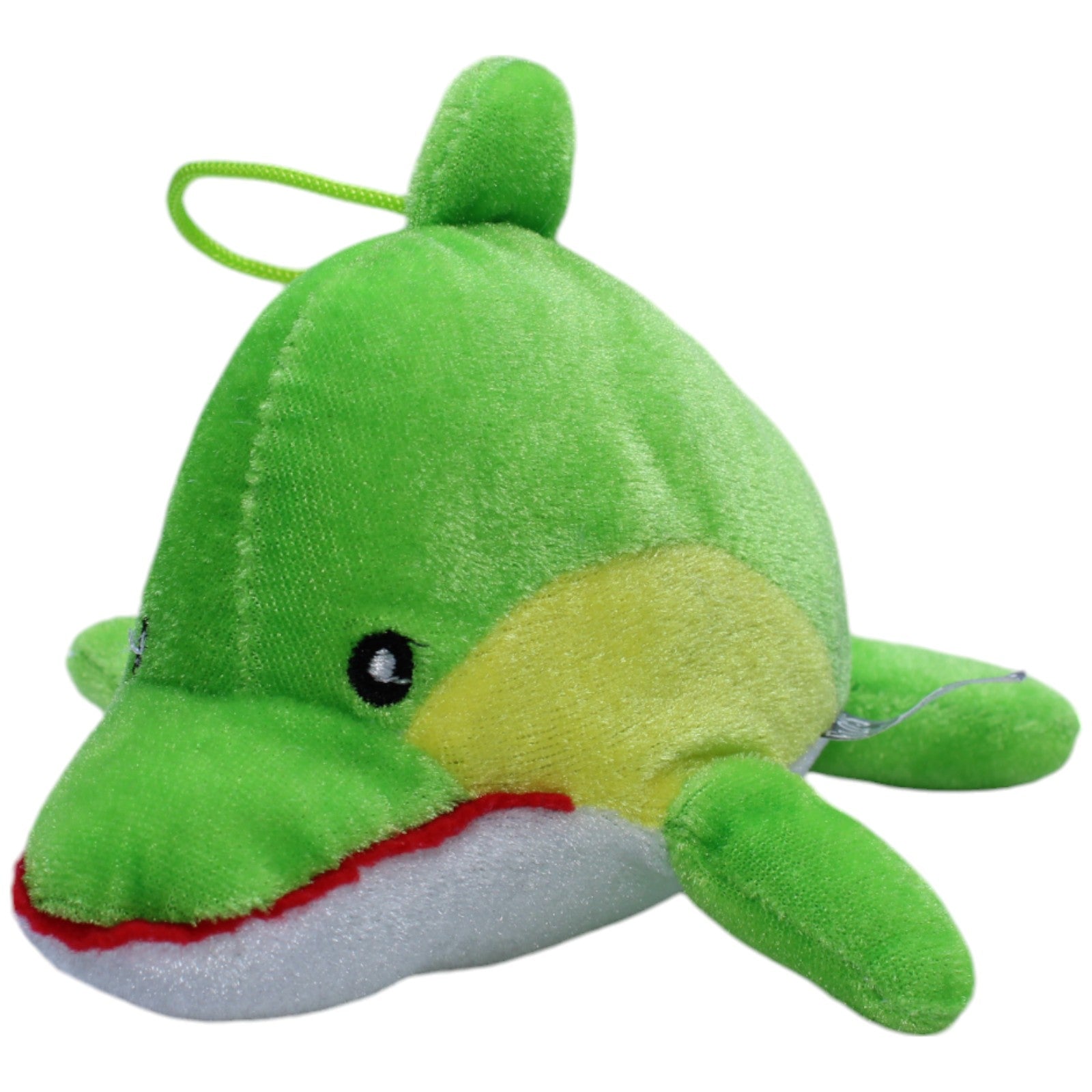 1238515 FLOTI Flos Toys, grüner Delfin Kuscheltier Kumpel Leo Gebraucht