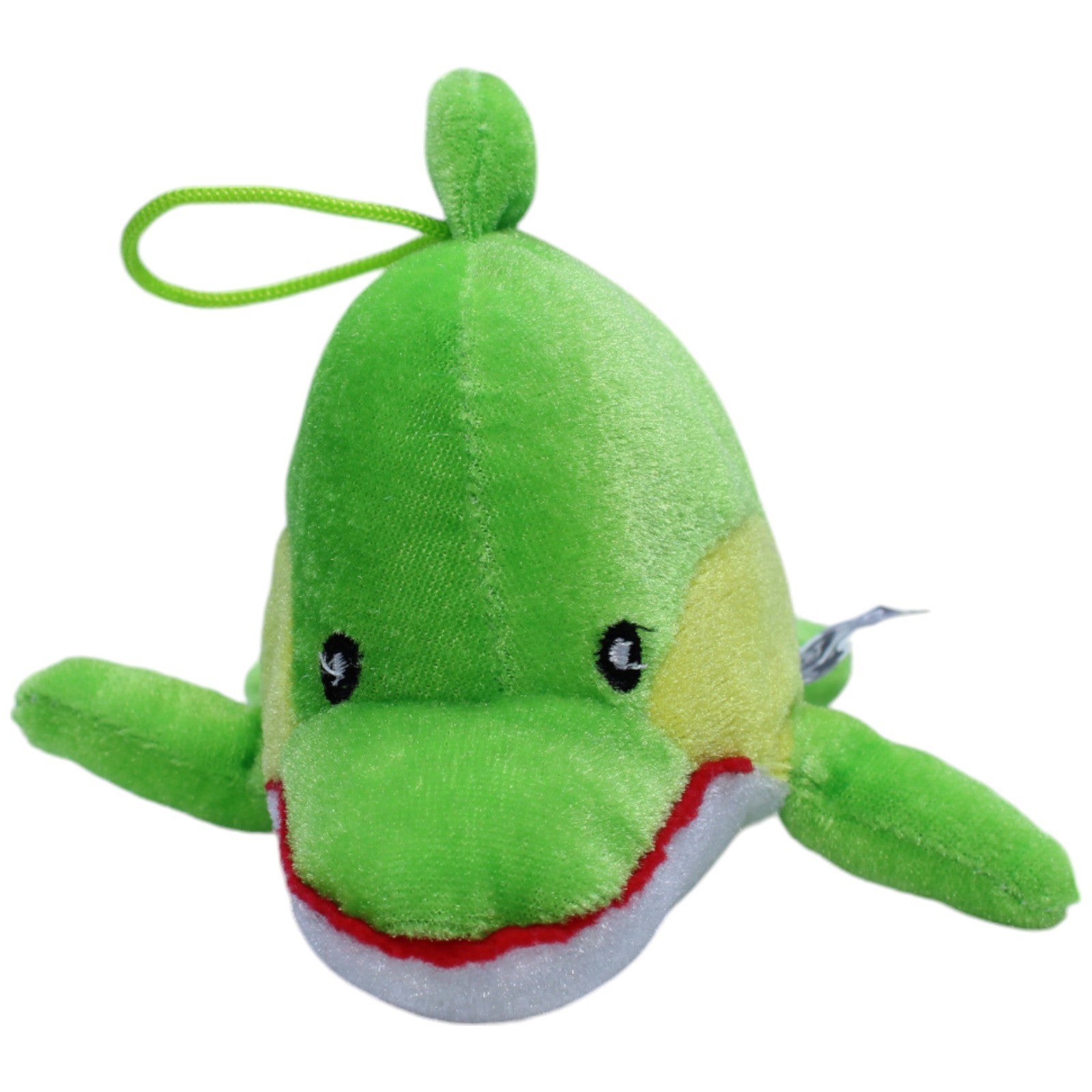 1238515 FLOTI Flos Toys, grüner Delfin Kuscheltier Kumpel Leo Gebraucht