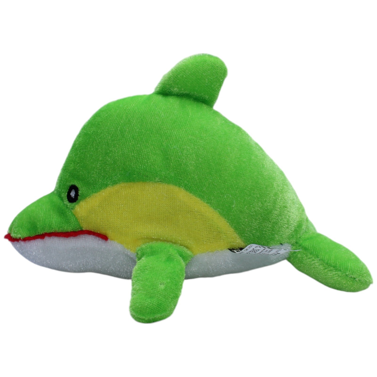 1238515 FLOTI Flos Toys, grüner Delfin Kuscheltier Kumpel Leo Gebraucht