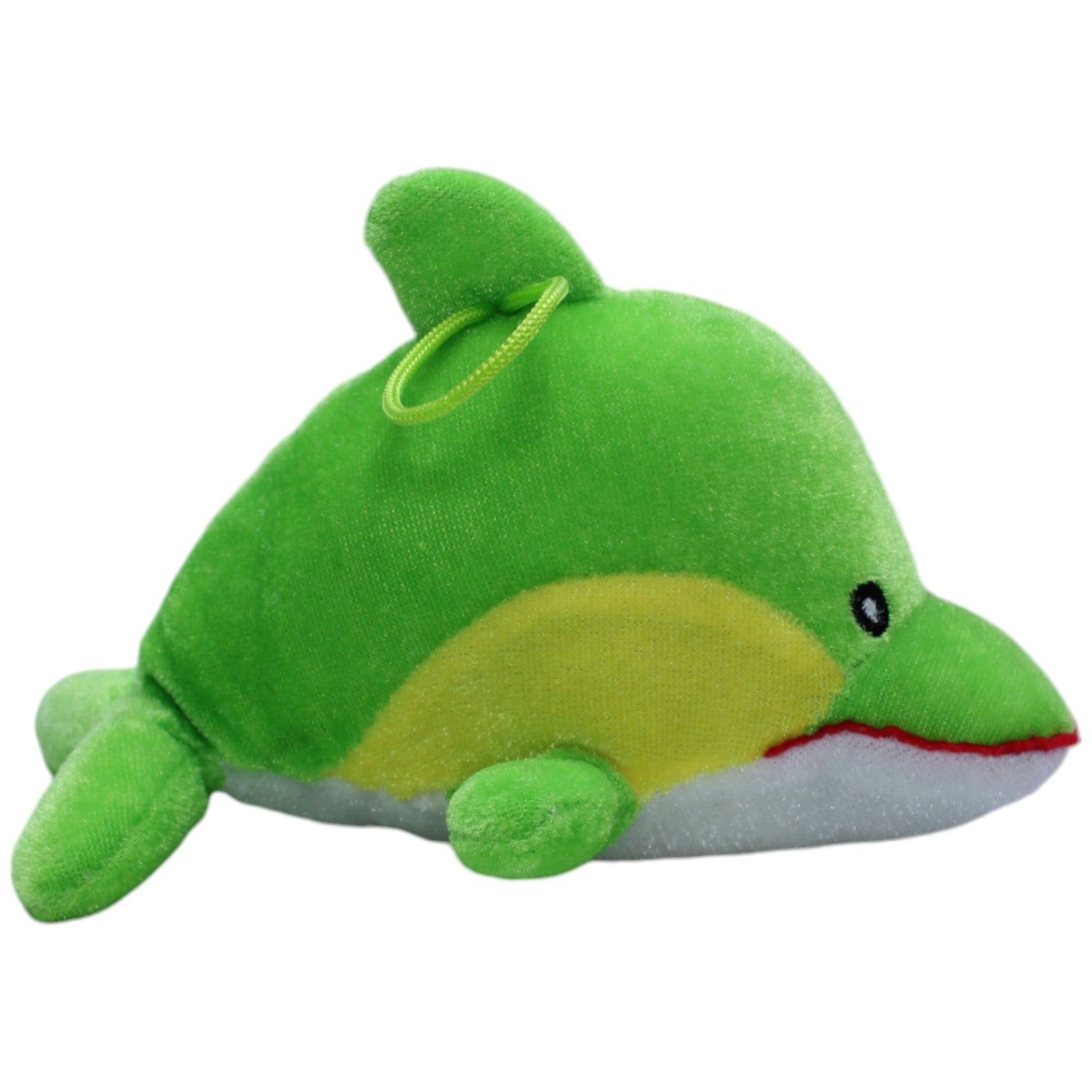 1238515 FLOTI Flos Toys, grüner Delfin Kuscheltier Kumpel Leo Gebraucht