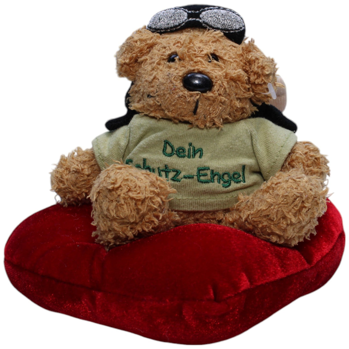 1238531 Uni - Toys Schutz - Engel Teddybär auf Herz Kuscheltier Kumpel Leo Bär Gebraucht Teddy