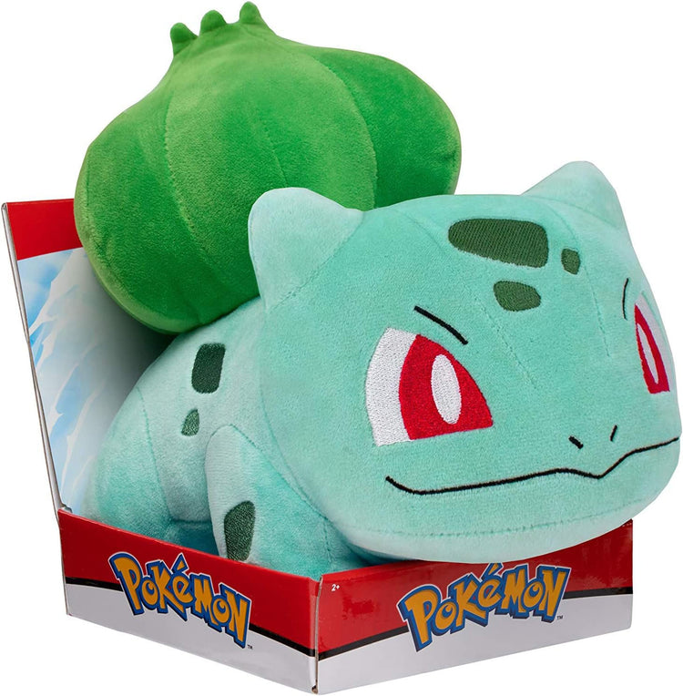 1238548 Jazwares Bisasam aus Pokémon Plüschfigur Kumpel Leo neu