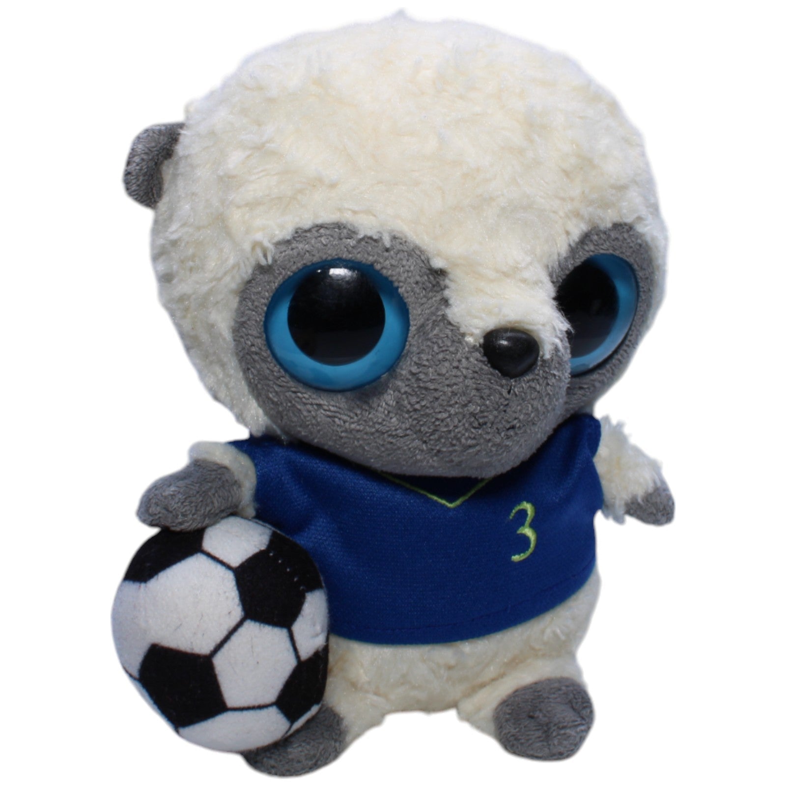 1238585 Kuschelwuschel Buschbaby YooHoo als Fußballspieler aus YooHoo & Friends Kuscheltier Kumpel Leo Gebraucht