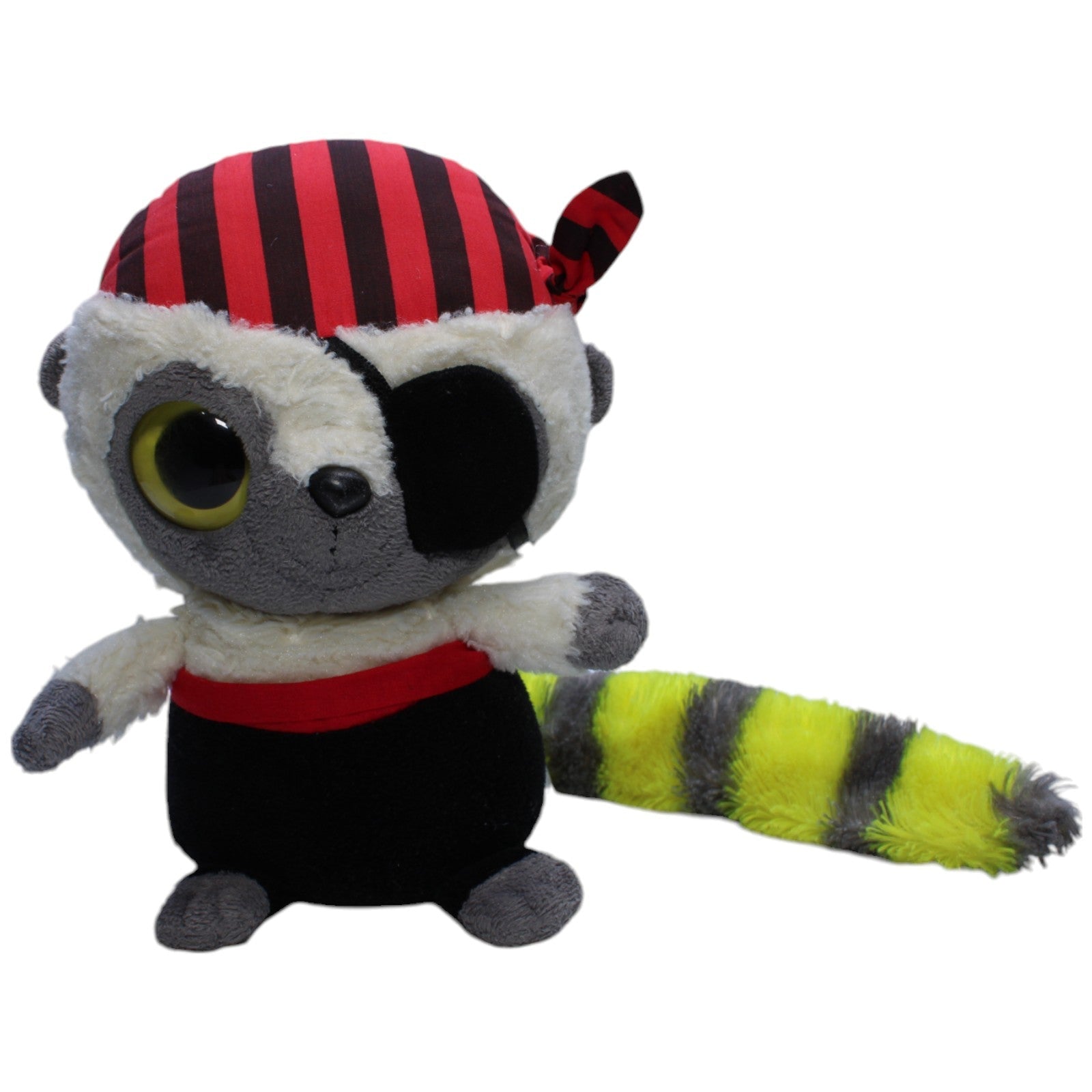 1238587 Kuschelwuschel Piraten Lemur mit Augenklappe aus YooHoo & Friends Kuscheltier Kumpel Leo Affe Gebraucht