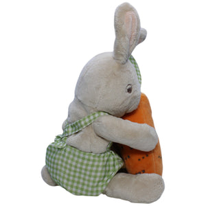 1238601 IKEA Hase mit Möhre, MINNEN KANIN Kuscheltier Kumpel Leo Gebraucht Kaninchen Osterhase