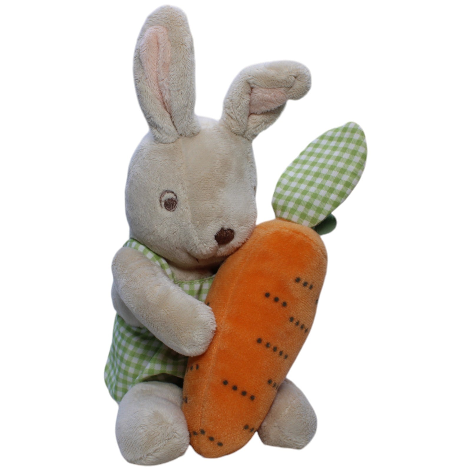 1238601 IKEA Hase mit Möhre, MINNEN KANIN Kuscheltier Kumpel Leo Gebraucht Kaninchen Osterhase