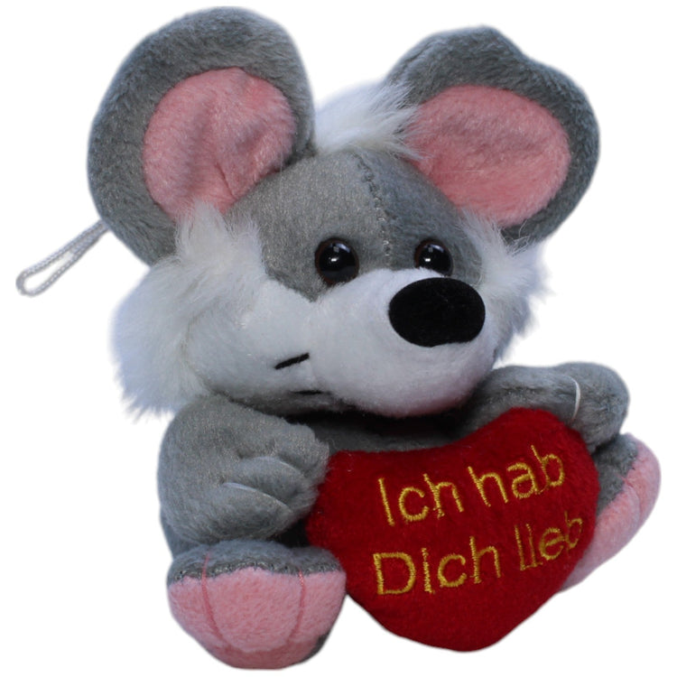 1238608 Rainbow Elch Maus Ravel mit Herz "Ich hab dich lieb" Kuscheltier Kumpel Leo Gebraucht