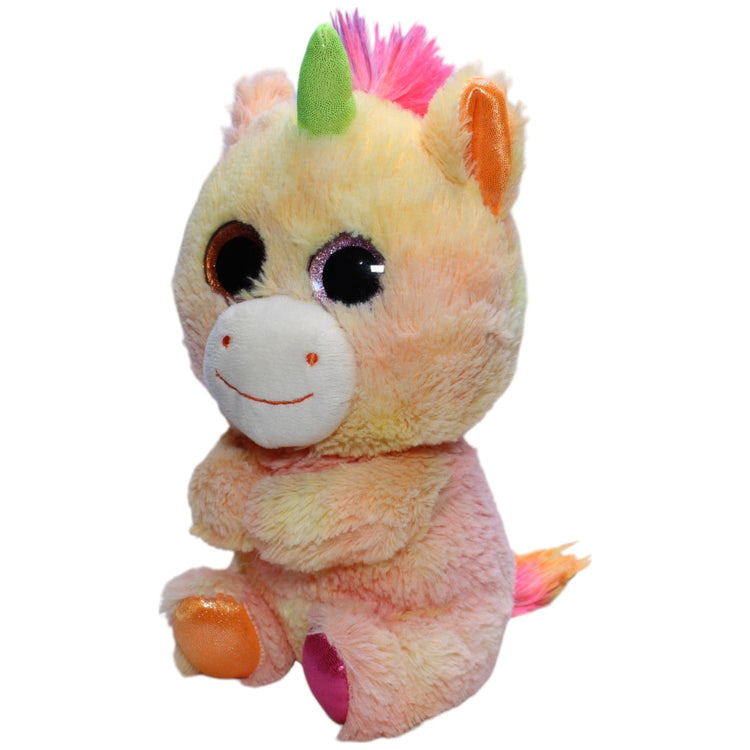 1238620 Sunkid Pfirsichfarbenes Einhorn, sitzend Kuscheltier Kumpel Leo Fantasy Gebraucht