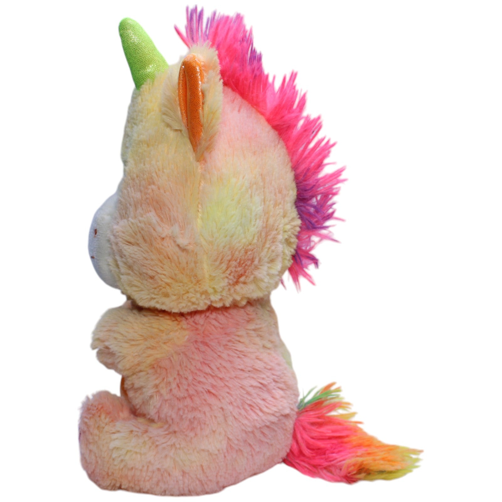 1238620 Sunkid Pfirsichfarbenes Einhorn, sitzend Kuscheltier Kumpel Leo Fantasy Gebraucht