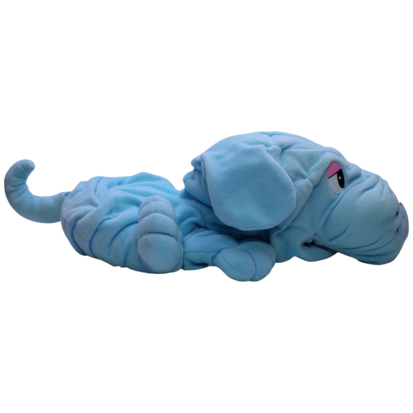 1238628 Aunt Betty's Pets Shar Pei, blau Handpuppe Kumpel Leo Gebraucht Vintage