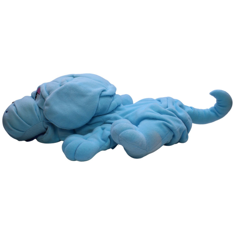 1238628 Aunt Betty's Pets Shar Pei, blau Handpuppe Kumpel Leo Gebraucht Vintage