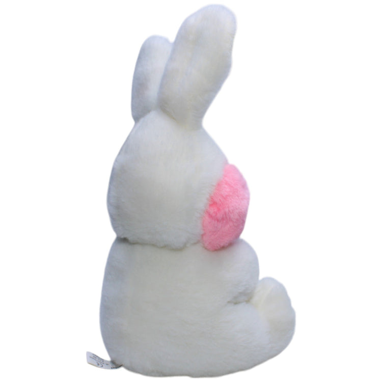 1238632 Happy People Plüschel, bunter Hase mit Möhre Kuscheltier Kumpel Leo Gebraucht Ostern Vintage